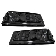 Bumper Lower Grille ACC Covers Side Grilles suitable for Audi A4 B9 Sedan Avant (2016-2018) RS4 Design Black Edition – produc
