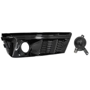 Bumper Lower Grille ACC Covers Side Grilles suitable for Audi A4 B9 Sedan Avant (2016-2018) RS4 Design Black Edition – produc