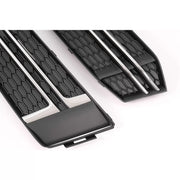 Bumper Lower Grille Covers Side Grilles suitable for Audi A4 B9 Sedan Avant (2016-2018) S-Line Silver Edition – product image