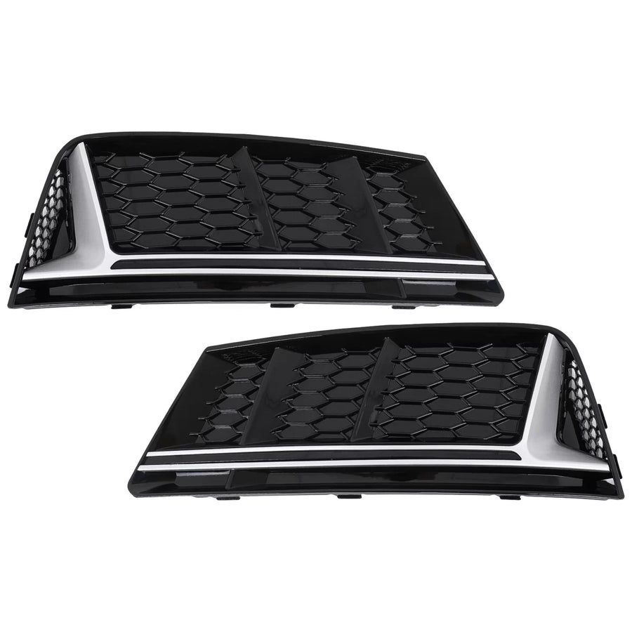 Bumper Lower Grille Covers Side Grilles suitable for Audi A4 B9 Sedan Avant (2016-2018) RS4 Design – product image 1