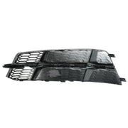 Bumper Lower Grille Covers Side Grilles suitable for Audi A6 C7 4G S-Line Facelift (2015-2018) Black Chrome – product image 3