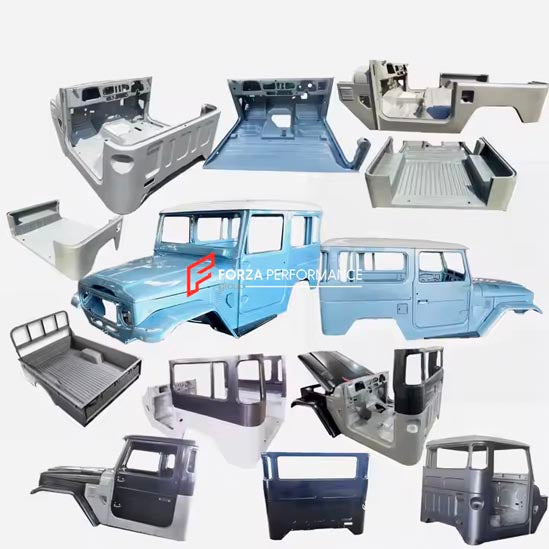 Buy Now CAR BODY SHELL for LAND CRUISER 40 SERIES FJ40 FJ45 FJ43 HJ45 BJ40 FJ47 1960 - 1984 and upgrade car parts from SIR Tuning at the Best Price. Headlights, Tail lights, Bodykits, Navigations, body kit and more - Fast & Free Shipping within Europe, US & Worldwide.