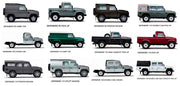 Buy Now CAR BODY SHELL for LAND ROVER DEFENDER 90 110 130 L315 L316 1983 - 2016 and upgrade car parts from SIR Tuning at the Best Price. Headlights, Tail lights, Bodykits, Navigations, body kit and more - Fast & Free Shipping within Europe, US & Worldwide.