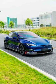 Buy Now CARBON AERO KIT for TESLA MODEL S 2021+ and upgrade car parts from SIR Tuning at the Best Price. Headlights, Tail lights, Bodykits, Navigations, Carbon body kit and more - Fast & Free Shipping within Europe, US & Worldwide.