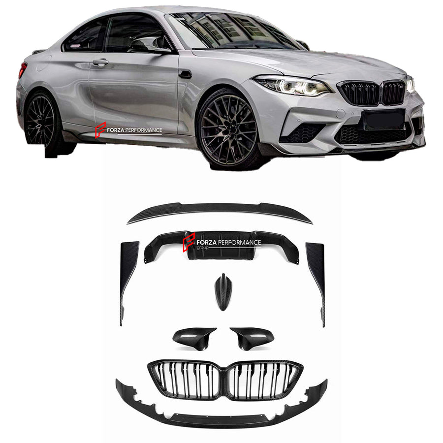 Buy Now CARBON BODY KIT for BMW M2 F87 2017 - 2021 and upgrade car parts from SIR Tuning at the Best Price. Headlights, Tail lights, Bodykits, Navigations, Carbon body kit and more - Fast & Free Shipping within Europe, US & Worldwide.