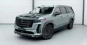 Buy Now CARBON BODY KIT for CADILLAC ESCALADE V 2021 - 2024 and upgrade car parts from SIR Tuning at the Best Price. Headlights, Tail lights, Bodykits, Navigations, body kit and more - Fast & Free Shipping within Europe, US & Worldwide.