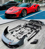 Buy Now CARBON BODY KIT for FERRARI F8 2019 - 2022 and upgrade car parts from SIR Tuning at the Best Price. Headlights, Tail lights, Bodykits, Navigations, body kit and more - Fast & Free Shipping within Europe, US & Worldwide.