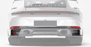 Buy Now DRY CARBON REPLACEMENT UPPER REAR DIFFUSER for PORSCHE 911 992.2 CARRERA 2025+ and upgrade car parts from SIR Tuning at the Best Price. Headlights, Tail lights, Bodykits, Navigations, body kit and more - Fast & Free Shipping within Europe, US & Worldwide.