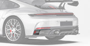 Buy Now DRY CARBON REAR CANARDS for PORSCHE 911 992.2 CARRERA 2025+ and upgrade car parts from SIR Tuning at the Best Price. Headlights, Tail lights, Bodykits, Navigations, body kit and more - Fast & Free Shipping within Europe, US & Worldwide.
