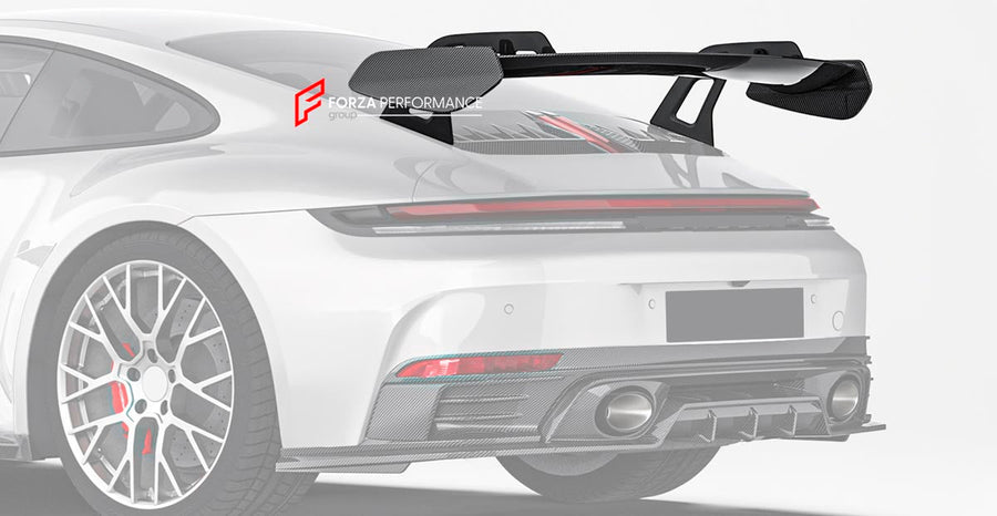 Buy Now DRY CARBON REAR WING SPOILER for PORSCHE 911 992.2 CARRERA 2025+ and upgrade car parts from SIR Tuning at the Best Price. Headlights, Tail lights, Bodykits, Navigations, body kit and more - Fast & Free Shipping within Europe, US & Worldwide.