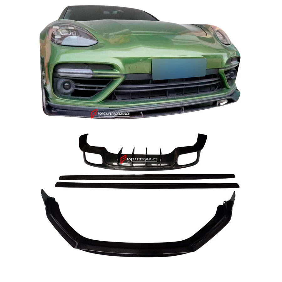 Buy Now CARBON AERO KIT for PORSCHE PANAMERA 971.1 2017-2020 and upgrade car parts from SIR Tuning at the Best Price. Headlights, Tail lights, Bodykits, Navigations, Carbon body kit and more - Fast & Free Shipping within Europe, US & Worldwide.