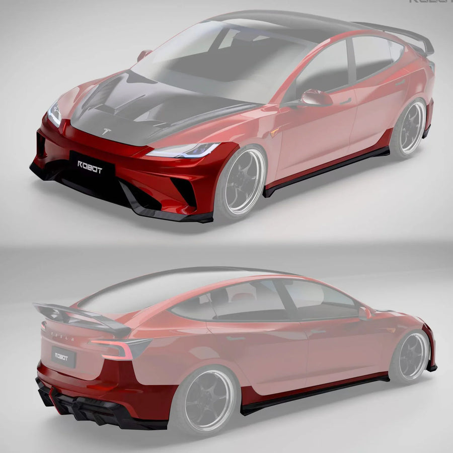 Buy Now CARBON BODY KIT for TESLA MODEL 3 FACELIFT 2023+ and upgrade car parts from SIR Tuning at the Best Price. Headlights, Tail lights, Bodykits, Navigations, body kit and more - Fast & Free Shipping within Europe, US & Worldwide.