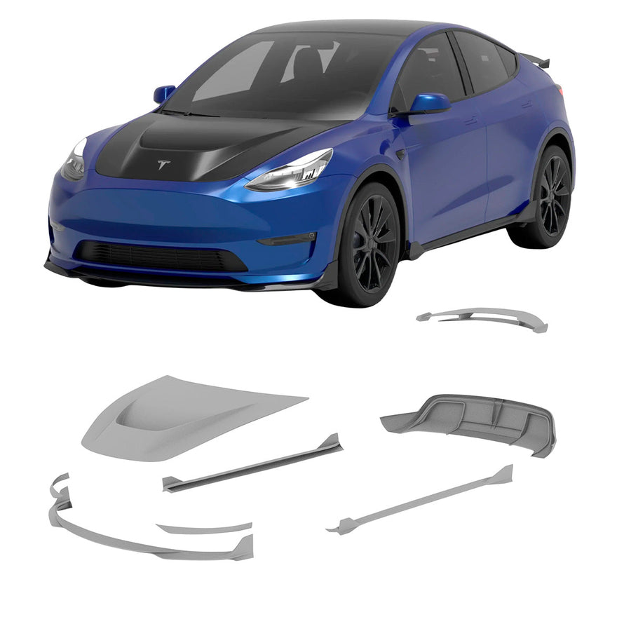 Buy Now CARBON BODY KIT for TESLA MODEL Y 2020 - 2024 and upgrade car parts from SIR Tuning at the Best Price. Headlights, Tail lights, Bodykits, Navigations, body kit and more - Fast & Free Shipping within Europe, US & Worldwide.