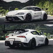 Buy Now CARBON WIDE BODY KIT for TOYOTA GR SUPRA A90 2019+ and upgrade car parts from SIR Tuning at the Best Price. Headlights, Tail lights, Bodykits, Navigations, body kit and more - Fast & Free Shipping within Europe, US & Worldwide.
