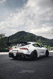Buy Now CARBON WIDE BODY KIT for TOYOTA GR SUPRA A90 2019+ and upgrade car parts from SIR Tuning at the Best Price. Headlights, Tail lights, Bodykits, Navigations, body kit and more - Fast & Free Shipping within Europe, US & Worldwide.