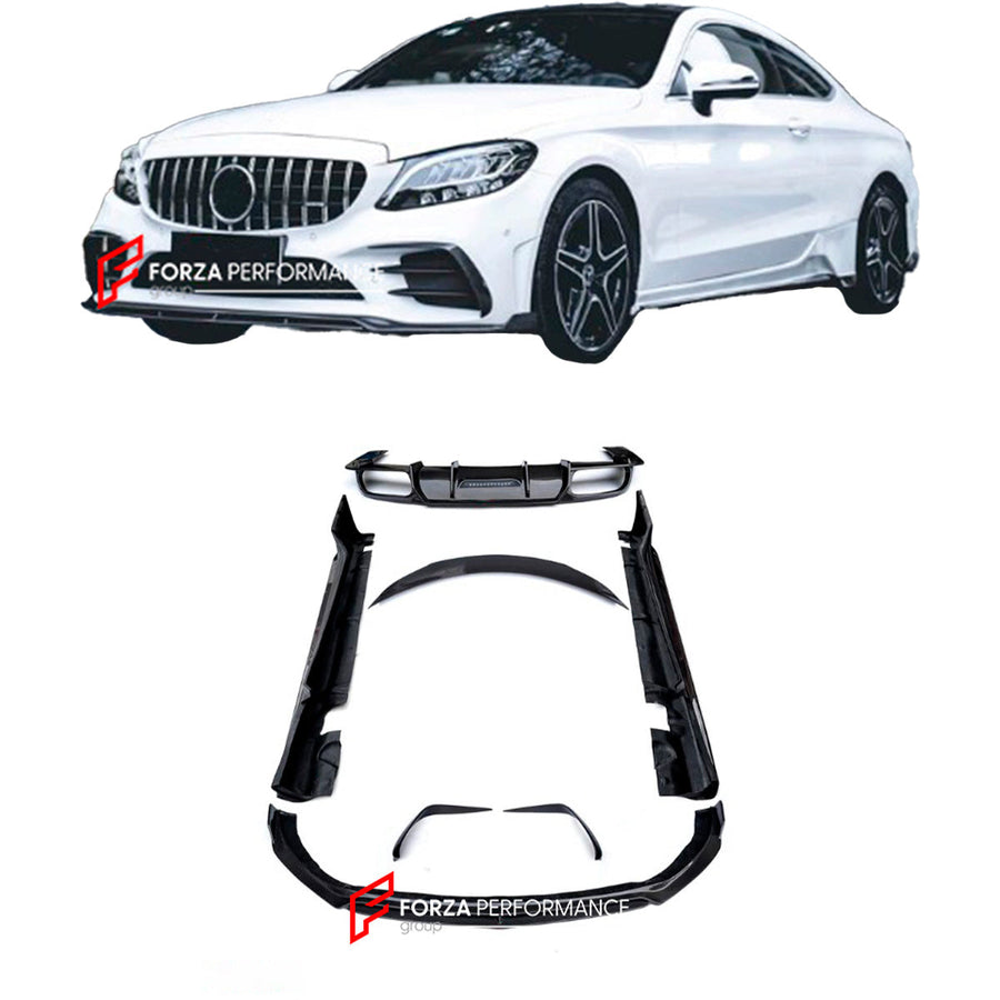 Buy Now CARBON BODY KIT for MERCEDES-BENZ W205 C43 COUPE AMG SPORT 2017 - 2023 and upgrade car parts from SIR Tuning at the Best Price. Headlights, Tail lights, Bodykits, Navigations, Carbon body kit and more - Fast & Free Shipping within Europe, US & Worldwide.