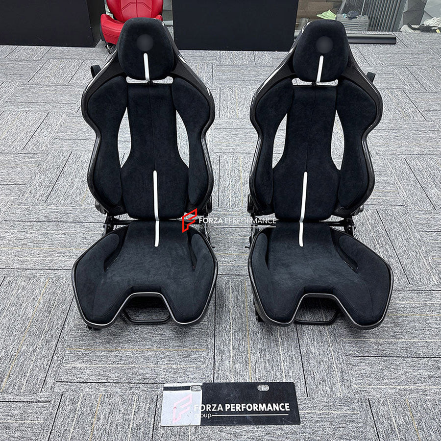 Buy Now CARBON BUCKET SEATS LWCB for FERRARI 458 488 812 F8 F12 and upgrade car parts from SIR Tuning at the Best Price. Headlights, Tail lights, Bodykits, Navigations, Car Seats and more - Fast & Free Shipping within Europe, US & Worldwide.
