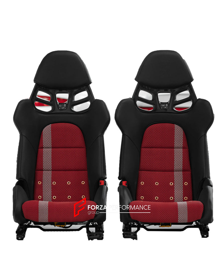 Buy Now CARBON BUCKET SEATS LWCB for PORSCHE 911 996 CARRERA and upgrade car parts from SIR Tuning at the Best Price. Headlights, Tail lights, Bodykits, Navigations, Car Seats and more - Fast & Free Shipping within Europe, US & Worldwide.