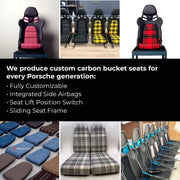 Buy Now CARBON BUCKET SEATS LWCB for PORSCHE 911 992.1 and upgrade car parts from SIR Tuning at the Best Price. Headlights, Tail lights, Bodykits, Navigations, Car Seats and more - Fast & Free Shipping within Europe, US & Worldwide.
