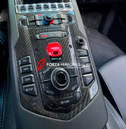 Buy Now CARBON CENTRAL CONSOLE PANEL for LAMBORGHINI AVENTADOR LP700 LP720 LP750 2011 - 2017 and upgrade car parts from SIR Tuning at the Best Price. Headlights, Tail lights, Bodykits, Navigations, body kit and more - Fast & Free Shipping within Europe, US & Worldwide.
