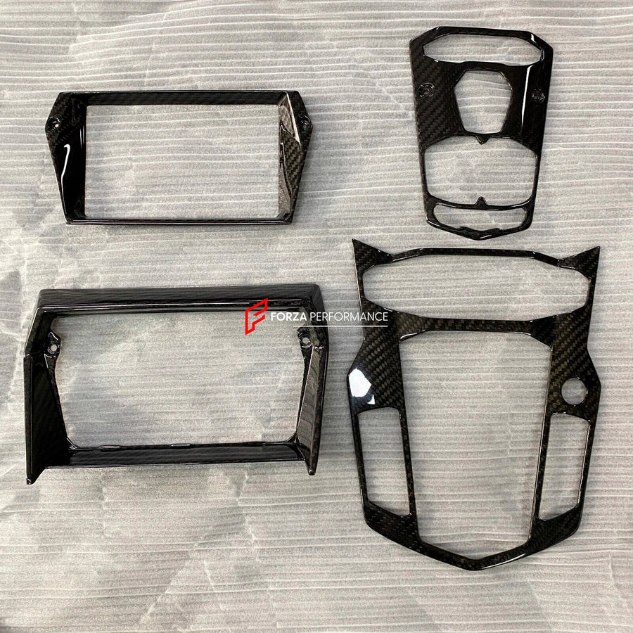 Buy Now CARBON CENTRAL CONSOLE PANEL for LAMBORGHINI AVENTADOR LP700 LP720 LP750 2011 - 2017 and upgrade car parts from SIR Tuning at the Best Price. Headlights, Tail lights, Bodykits, Navigations, body kit and more - Fast & Free Shipping within Europe, US & Worldwide.
