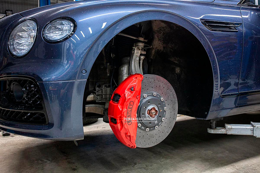 Buy Now CARBON CERAMIC BIG BRAKE KIT for BENTLEY FLYING SPUR 2019+ and upgrade car parts from SIR Tuning at the Best Price. Headlights, Tail lights, Bodykits, Navigations, BIG BRAKE KIT and more - Fast & Free Shipping within Europe, US & Worldwide.
