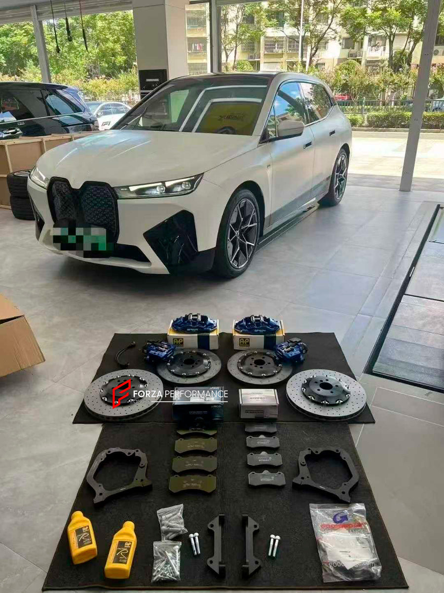 Buy Now CARBON CERAMIC BIG BRAKE KIT for BMW iX i20 M60 2021+ and upgrade car parts from SIR Tuning at the Best Price. Headlights, Tail lights, Bodykits, Navigations, BIG BRAKE KIT and more - Fast & Free Shipping within Europe, US & Worldwide.