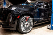 Buy Now CARBON CERAMIC BIG BRAKE KIT for CADILLAC ESCALADE 2021 - 2024 and upgrade car parts from SIR Tuning at the Best Price. Headlights, Tail lights, Bodykits, Navigations, BIG BRAKE KIT and more - Fast & Free Shipping within Europe, US & Worldwide.