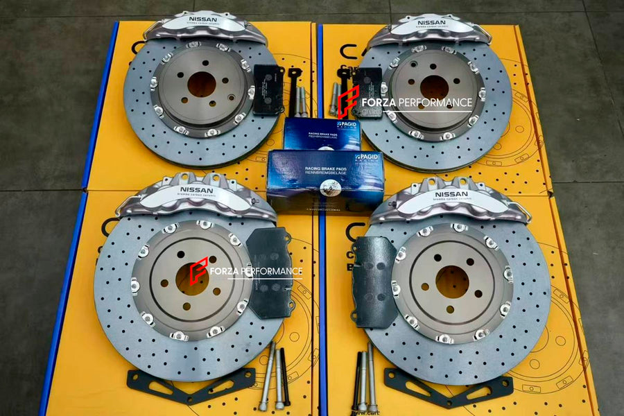 Buy Now CARBON CERAMIC BIG BRAKE KIT for NISSAN GTR R35 and upgrade car parts from SIR Tuning at the Best Price. Headlights, Tail lights, Bodykits, Navigations, BIG BRAKE KIT and more - Fast & Free Shipping within Europe, US & Worldwide.