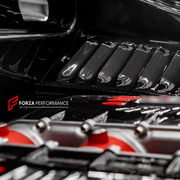 Buy Now CARBON ENGINE BAY COVER PANELS for FERRARI 458 2009 - 2015 and upgrade car parts from SIR Tuning at the Best Price. Headlights, Tail lights, Bodykits, Navigations, Carbon body kit and more - Fast & Free Shipping within Europe, US & Worldwide.
