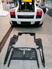 Buy Now CARBON ENGINE BAY PANELS for LAMBORGHINI GALLARDO COUPE 2003 - 2008 and upgrade car parts from SIR Tuning at the Best Price. Headlights, Tail lights, Bodykits, Navigations, body kit and more - Fast & Free Shipping within Europe, US & Worldwide.