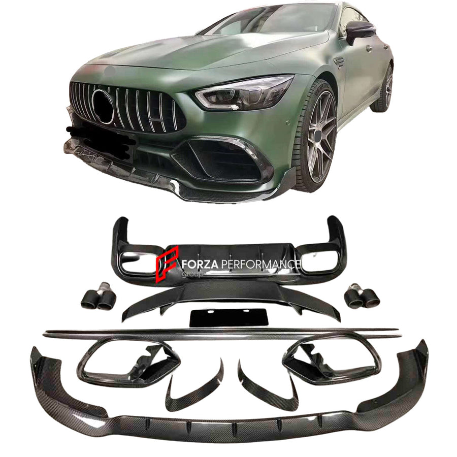 Buy Now CARBON FIBER BODY KIT for MERCEDES BENZ AMG C190 GT50 GT53 4 DOOR 2017+ and upgrade car parts from SIR Tuning at the Best Price. Headlights, Tail lights, Bodykits, Navigations, Carbon body kit and more - Fast & Free Shipping within Europe, US & Worldwide.