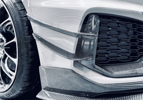Buy Now CARBON FRONT BUMPER CANARDS for AUDI RS4 A4 AVANT B9 2018 - 2019 and upgrade car parts from SIR Tuning at the Best Price. Headlights, Tail lights, Bodykits, Navigations, body kit and more - Fast & Free Shipping within Europe, US & Worldwide.