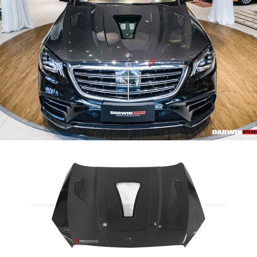 Buy Now CARBON FIBER HOOD BONNET for MERCEDES BENZ S CLASS W222 AMG 2014 - 2020 and upgrade car parts from SIR Tuning at the Best Price. Headlights, Tail lights, Bodykits, Navigations, body kit and more - Fast & Free Shipping within Europe, US & Worldwide.