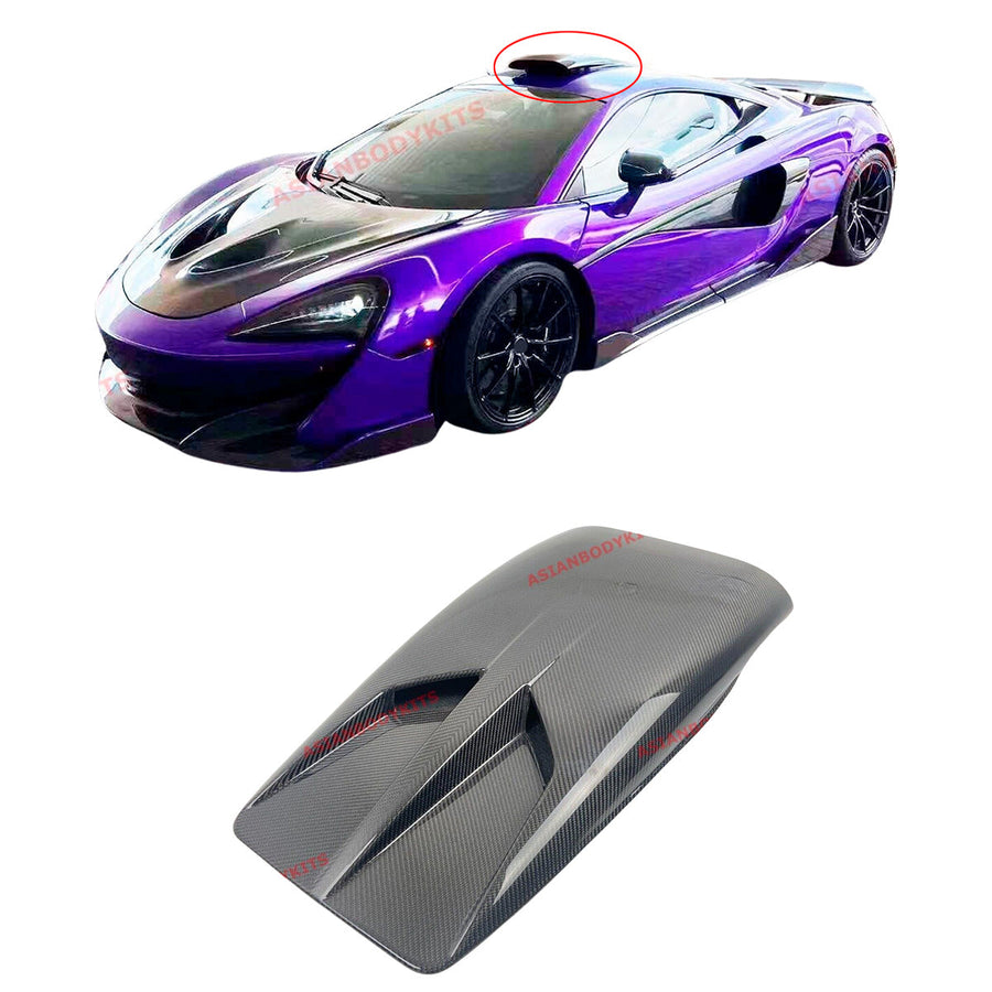 Buy Now CARBON FIBER ROOF SCOOP for MCLAREN 570S 2015 - 2022 and upgrade car parts from SIR Tuning at the Best Price. Headlights, Tail lights, Bodykits, Navigations, Carbon body kit and more - Fast & Free Shipping within Europe, US & Worldwide.