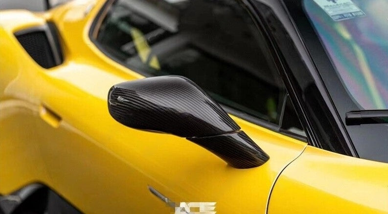 Buy Now CARBON FIBER SIDE MIRRORS COVER for MASERATI MC20 2020 - 2023 and upgrade car parts from SIR Tuning at the Best Price. Headlights, Tail lights, Bodykits, Navigations, body kit and more - Fast & Free Shipping within Europe, US & Worldwide.