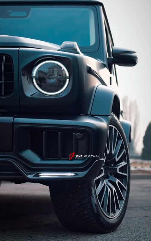 Buy Now FRONT BUMPER AIR VENTS for MERCEDES BENZ G CLASS W464 G63 2018 - 2024 | W465 and upgrade car parts from SIR Tuning at the Best Price. Headlights, Tail lights, Bodykits, Navigations, body kit and more - Fast & Free Shipping within Europe, US & Worldwide.
