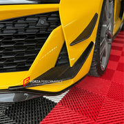 Buy Now CARBON FRONT BUMPER CANARDS for AUDI R8 V8 V10 Coupe Spyder 2019+ and upgrade car parts from SIR Tuning at the Best Price. Headlights, Tail lights, Bodykits, Navigations, body kit and more - Fast & Free Shipping within Europe, US & Worldwide.