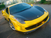 Buy Now CARBON FRONT HOOD BONNET for FERRARI 458 ITALIA SPIDER 2009 - 2015 and upgrade car parts from SIR Tuning at the Best Price. Headlights, Tail lights, Bodykits, Navigations, body kit and more - Fast & Free Shipping within Europe, US & Worldwide.