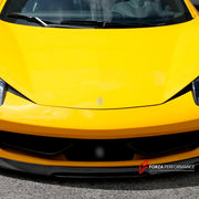 Buy Now CARBON FRONT LIP for FERRARI 458 Coupe Spyder 2011 - 2013 and upgrade car parts from SIR Tuning at the Best Price. Headlights, Tail lights, Bodykits, Navigations, body kit and more - Fast & Free Shipping within Europe, US & Worldwide.