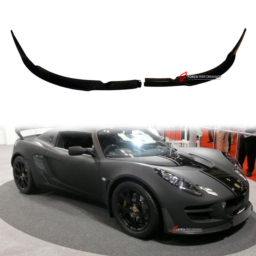 Buy Now CARBON FRONT LIP for LOTUS EXIGE S2 2010 - 2011 and upgrade car parts from SIR Tuning at the Best Price. Headlights, Tail lights, Bodykits, Navigations, body kit and more - Fast & Free Shipping within Europe, US & Worldwide.