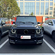 Buy Now CARBON FRONT LIP for MERCEDES BENZ G CLASS W465 G450D G500 2024 - 2026 and upgrade car parts from SIR Tuning at the Best Price. Headlights, Tail lights, Bodykits, Navigations, body kit and more - Fast & Free Shipping within Europe, US & Worldwide.