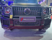 Buy Now CARBON FRONT LIP for MERCEDES BENZ G CLASS W465 G450D G500 2024 - 2026 and upgrade car parts from SIR Tuning at the Best Price. Headlights, Tail lights, Bodykits, Navigations, body kit and more - Fast & Free Shipping within Europe, US & Worldwide.