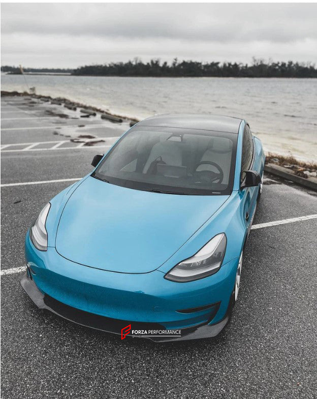 Buy Now DRY CARBON FRONT LIP FOR TESLA MODEL 3 2017+ and upgrade car parts from SIR Tuning at the Best Price. Headlights, Tail lights, Bodykits, Navigations, Carbon body kit and more - Fast & Free Shipping within Europe, US & Worldwide.