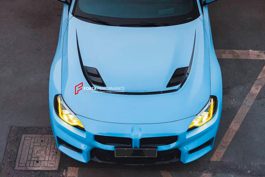 Buy Now CARBON HOOD BONNET for BMW M2 G87 2023+ and upgrade car parts from SIR Tuning at the Best Price. Headlights, Tail lights, Bodykits, Navigations, body kit and more - Fast & Free Shipping within Europe, US & Worldwide.