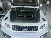 Buy Now TRANSPARENT CARBON HOOD BONNET FOR MERCEDES BENZ G CLASS W464 G400 G500 G63 2018+ and upgrade car parts from SIR Tuning at the Best Price. Headlights, Tail lights, Bodykits, Navigations, Carbon body kit and more - Fast & Free Shipping within Europe, US & Worldwide.
