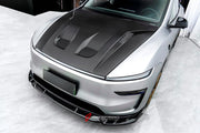 Buy Now CARBON HOOD BONNET for TESLA MODEL Y JUNIPER 2025+ and upgrade car parts from SIR Tuning at the Best Price. Headlights, Tail lights, Bodykits, Navigations, body kit and more - Fast & Free Shipping within Europe, US & Worldwide.