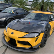 Buy Now CARBON HOOD BONNET for TOYOTA GR SUPRA A90 2019+ and upgrade car parts from SIR Tuning at the Best Price. Headlights, Tail lights, Bodykits, Navigations, body kit and more - Fast & Free Shipping within Europe, US & Worldwide.