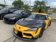 Buy Now CARBON HOOD BONNET for TOYOTA GR SUPRA A90 2019+ and upgrade car parts from SIR Tuning at the Best Price. Headlights, Tail lights, Bodykits, Navigations, body kit and more - Fast & Free Shipping within Europe, US & Worldwide.