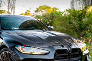 Buy Now CARBON HOOD for BMW M3 M4 G80 G82 2020 - 2022 and upgrade car parts from SIR Tuning at the Best Price. Headlights, Tail lights, Bodykits, Navigations, body kit and more - Fast & Free Shipping within Europe, US & Worldwide.